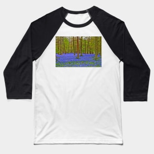 Bluebell Woods Greys Court Oxfordshire UK Baseball T-Shirt